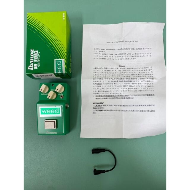 Ibanez(アイバニーズ)のWEED mod Ibanez TS-808 single SW 楽器のギター(エフェクター)の商品写真