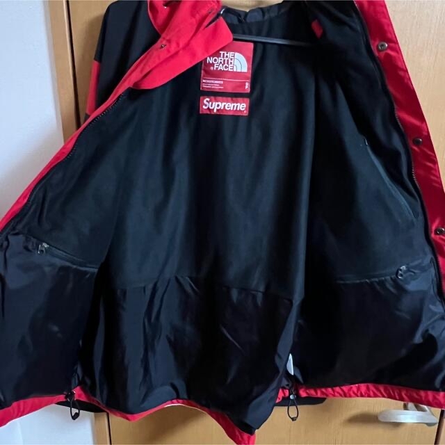 希少 supreme ノースフェイス S ロゴ 20aw レッド Mサイズ-