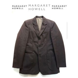 マーガレットハウエル(MARGARET HOWELL)のマーガレットハウエル 高級カシミア混バーズアイコットン3Bテーラードジャケット(テーラードジャケット)