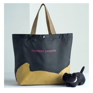 ツモリチサト(TSUMORI CHISATO)のツモリ チサト  おすわりネコポーチ&ポーチに入るネコ耳ビッグトート(トートバッグ)