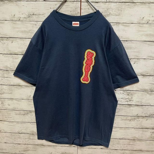 7248 【入手困難】シュプリーム☆ビッグロゴ定番カラー即完売モデルtシャツ美品