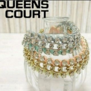 ローズバッド(ROSE BUD)の定価6500円　QUEENS COURT/クイーンズコート　チェーンブレスレット(ブレスレット/バングル)