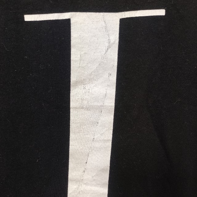 ヴァレンティノ 袖ロゴTシャツ ブラック 36843901-1_2.jpg