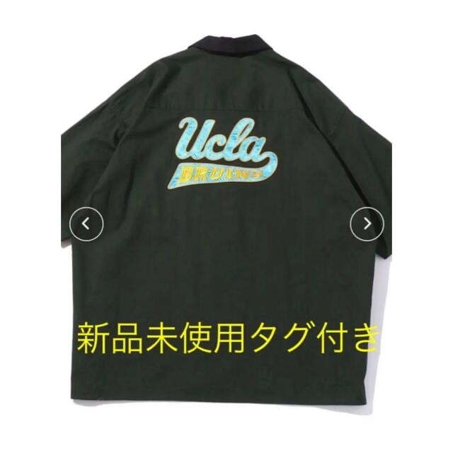 UCLA スウェット トレーナー ポロシャツ 襟付き 刺繍 コットンニット