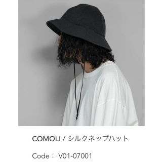 コモリ(COMOLI)の新古 22ss comoli コモリ シルクネップ ハット キジマタカユキ(ハット)