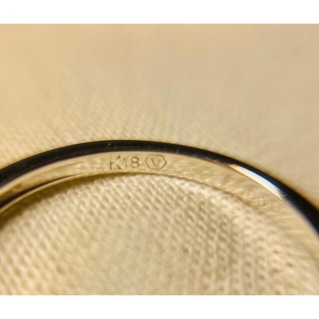 Vendome Aoyama(ヴァンドームアオヤマ)の専用出品です　ヴァンドーム青山　K18   ハーフエタニティ　リング　9号 レディースのアクセサリー(リング(指輪))の商品写真
