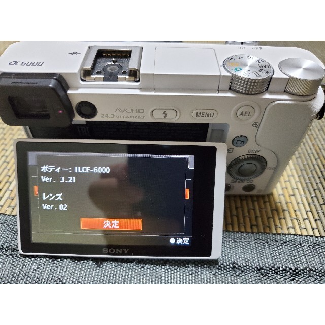 SONY α6000 ILCE-6000 ホワイト 動作確認済み！スマホ/家電/カメラ