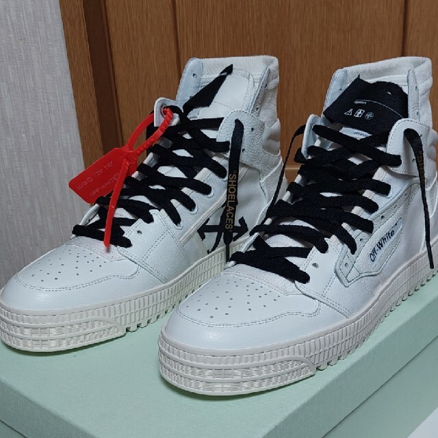 OFF-WHITE - Off-White(オフホワイト) ハイカットスニーカーの通販 by