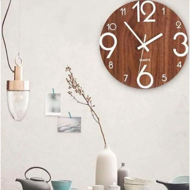 安い ❤秒針がカチカチしない❣秒針音が気になる方に最適♪❤北欧デザイン壁掛け時計 掛時計+柱時計