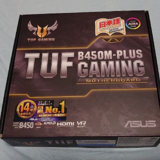 エイスース(ASUS)のASUS AMD B450 搭載 AM4 対応 マザーボード TUF B450M(PCパーツ)