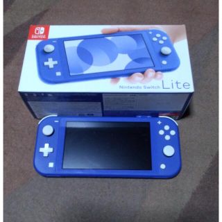 Nintendo Switch - 【中古美品】Nintendo switch lite ブルー の通販