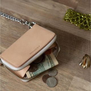 マウジー(moussy)のMOUSSY限定ノベルティ♡ LEATHER MINI WALLET♡本革財布(財布)