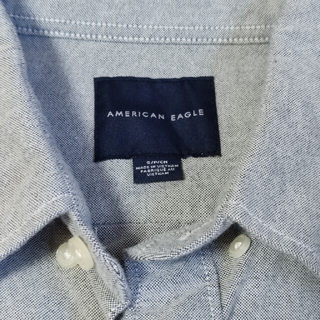 American Eagle(アメリカンイーグル)のアメリカンイーグル　半袖シャツ　グレー メンズのトップス(シャツ)の商品写真