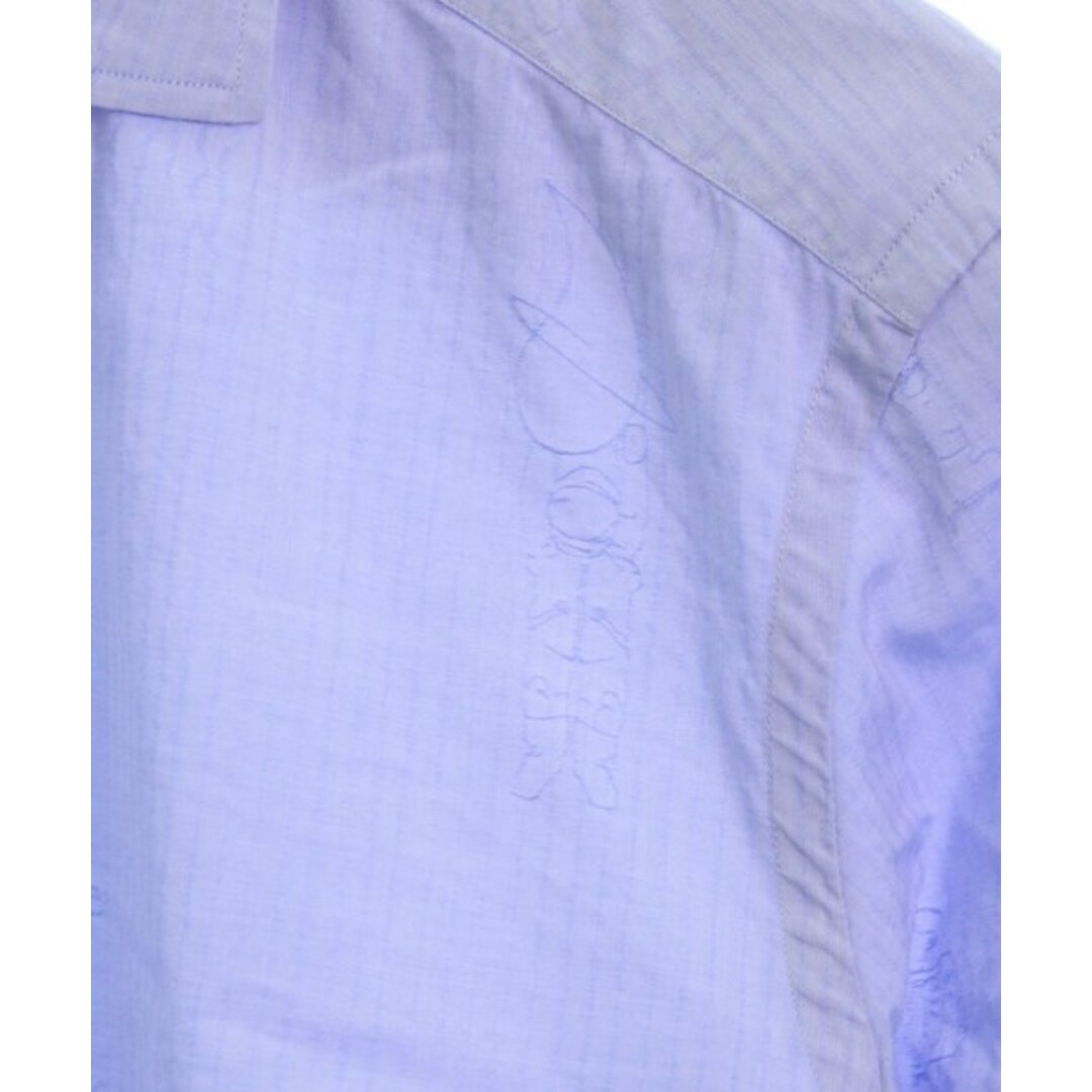 ETRO エトロ ドレスシャツ 37(XS位) 青(総柄)オールシーズンポケット