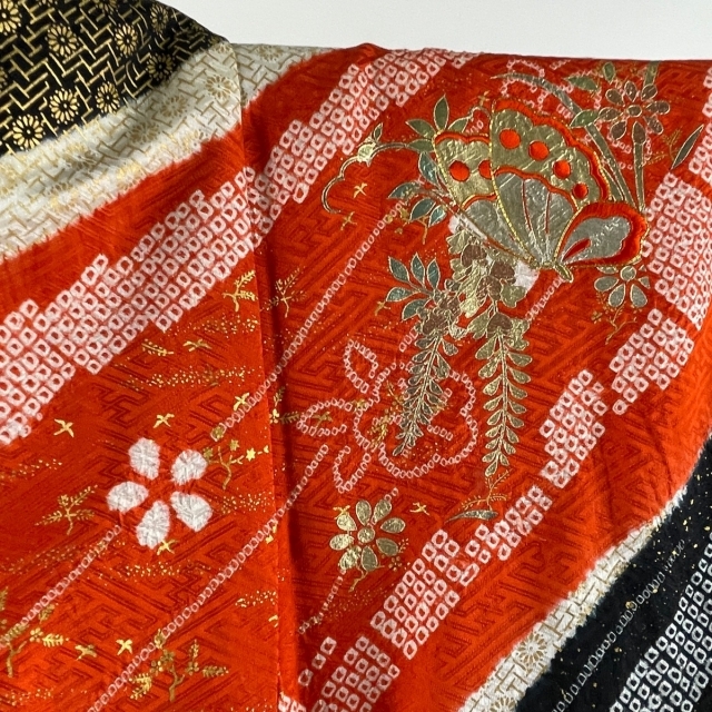 振袖 美品 秀品 身丈168cm 裄丈69cm 正絹 【中古】 | academy