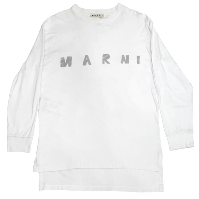 Marni - MARNI マルニ ロゴ プリント Tシャツ Tee トップス ホワイト 