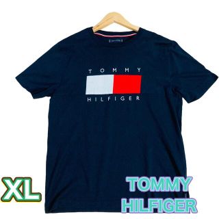 トミーヒルフィガー(TOMMY HILFIGER)のTOMMY HILFIGER 半袖Tシャツ/立体エンボス刺繍◎日本未入荷/XL(Tシャツ/カットソー(半袖/袖なし))