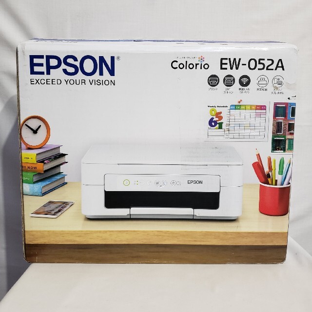 EPSON カラリオ プリンター EW-052A インク無し - PC周辺機器