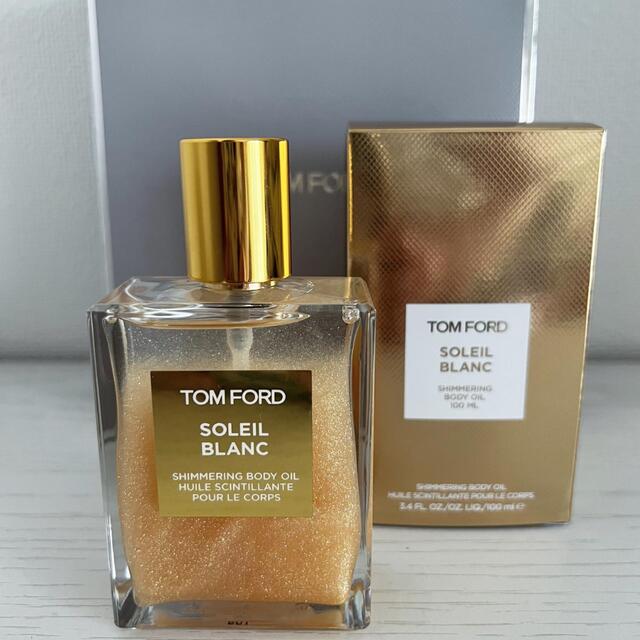 超人気高品質 TOM FORD シマリングボディオイル ブラン ソレイユ トムフォード - ボディオイル - wellerasia.com