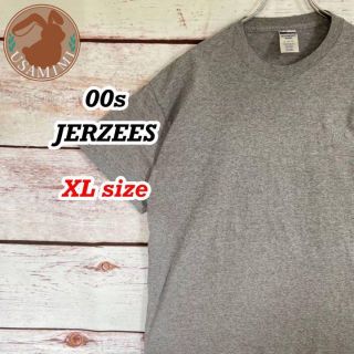 ジャージーズ(JERZEES)の輸入古着 JERZEES ジャージーズ 企業ロゴ 刺繍ロゴ Tシャツ XLサイズ(Tシャツ/カットソー(半袖/袖なし))