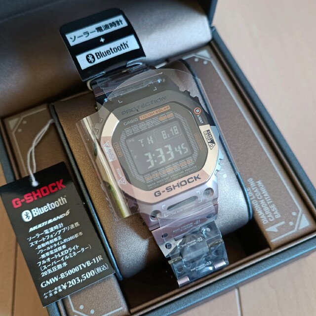 新品 限定 G-SHOCK GMW-B5000TVB-1JR チタン スピード