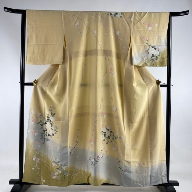 訪問着 美品 秀品 159cm 64.5cm 正絹