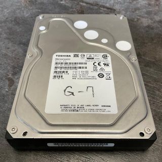 送料込東芝MN04ACA400内蔵HDD4TB(4000GB)7200rpm