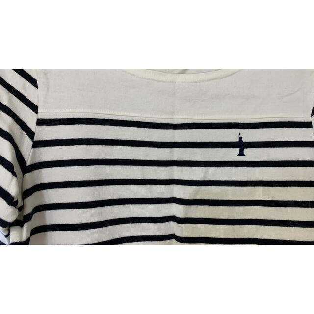 EASTBOY(イーストボーイ)のEASTBOY ボーダーシャツ　白黒 レディースのトップス(Tシャツ(半袖/袖なし))の商品写真