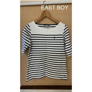 イーストボーイ(EASTBOY)のEASTBOY ボーダーシャツ　白黒(Tシャツ(半袖/袖なし))