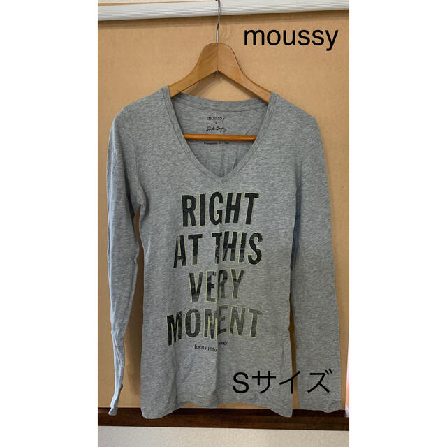 moussy(マウジー)のmoussy 長袖tシャツ 細身ライン　マウジー レディースのトップス(Tシャツ(長袖/七分))の商品写真