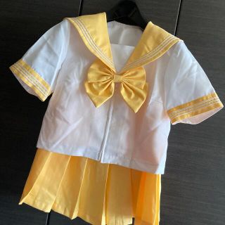 セーラー服✨イエロー✨美品✨M✨推しカラー(衣装一式)