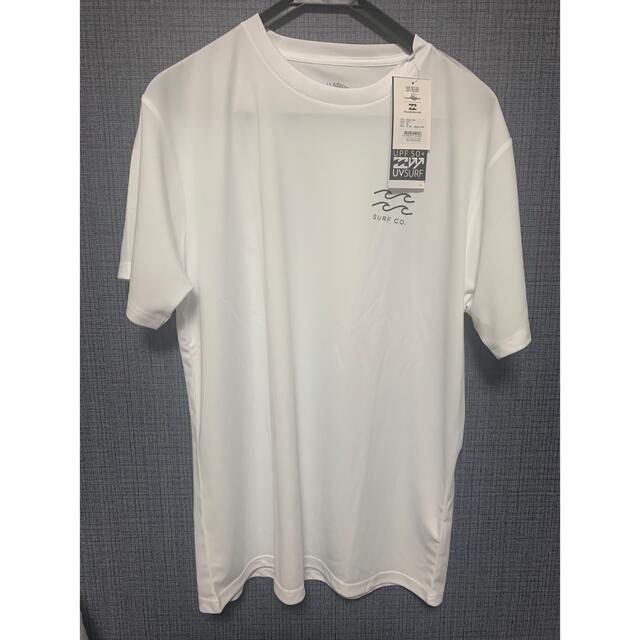billabong(ビラボン)の『新品』ビラボン 半袖ラッシュガード Tシャツ　サイズXL ホワイト メンズのトップス(Tシャツ/カットソー(半袖/袖なし))の商品写真