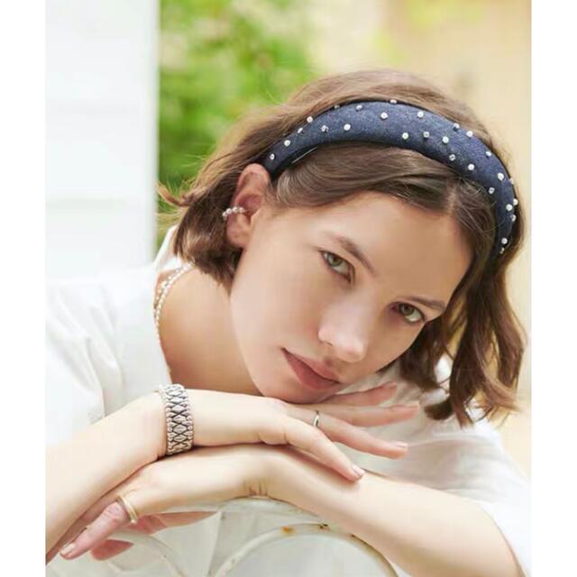 Chapeau d' O パールヘアバンド Pearl Headband レディースのヘアアクセサリー(カチューシャ)の商品写真