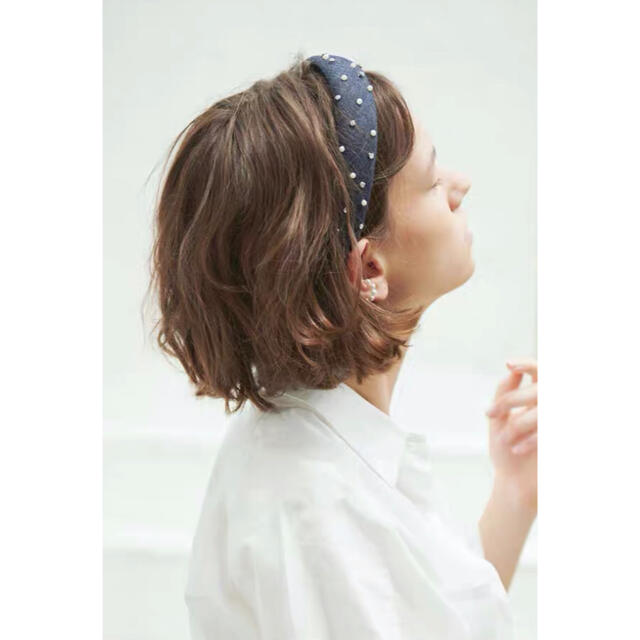 Chapeau d' O パールヘアバンド Pearl Headband レディースのヘアアクセサリー(カチューシャ)の商品写真