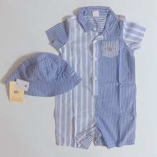 ベビーギャップ(babyGAP)のGAP babygap ベビーギャップ ロンパース カバーオール くま(ドレス/フォーマル)