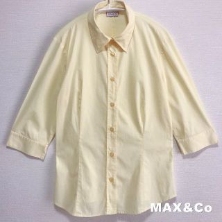 マックスアンドコー(Max & Co.)の【Max＆Co,】マックスアンドコー イエローボディ ダーツ スタイル シャツ(シャツ/ブラウス(長袖/七分))