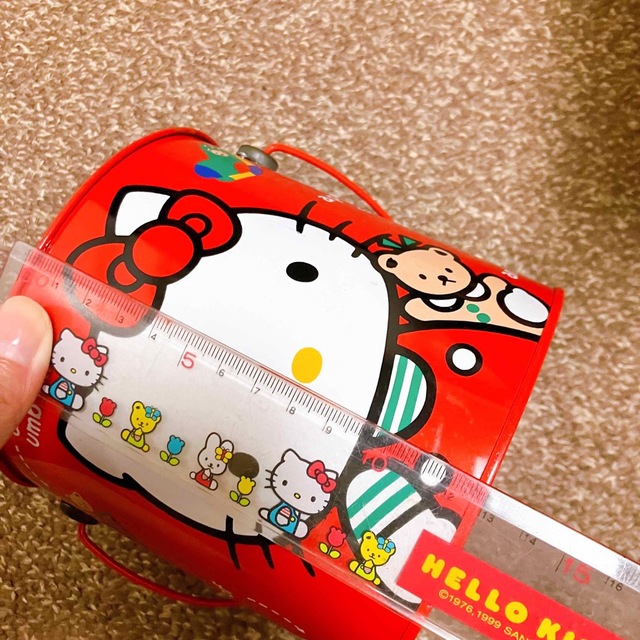 ハローキティ - 【レア】1989年製 サンリオ 蓋付き 缶バケツ 缶 ハローキティ - 【レア】1989年製 サンリオ 蓋付き 缶バケツ 缶