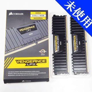 未使用 CORSAIR 16GB (8GBx2) DDR4-3600 (310(PCパーツ)
