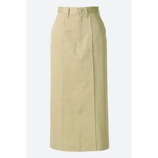 オーラリー(AURALEE)のAURALEE／WASHED FINX LIGHT CHINO SKIRT(ロングスカート)