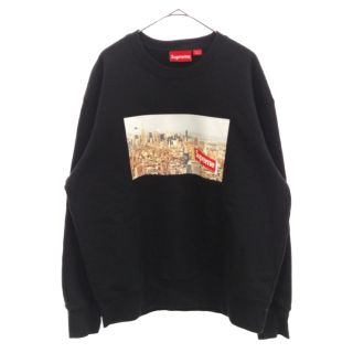 シュプリーム(Supreme)のSUPREME シュプリーム 20AW Aerial Crewneck エアリアルフォトプリントクルーネックスウェットトレーナー ブラック(スウェット)