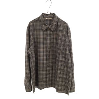 オーラリー(AURALEE)のAURALEE オーラリー 21SS WASHABLE SUPER LIGHT WOOL CHECK SHIRTS A21SS01LC ウォッシャブルスーパーライトウールチェックシャツ 長袖シャツ(シャツ)