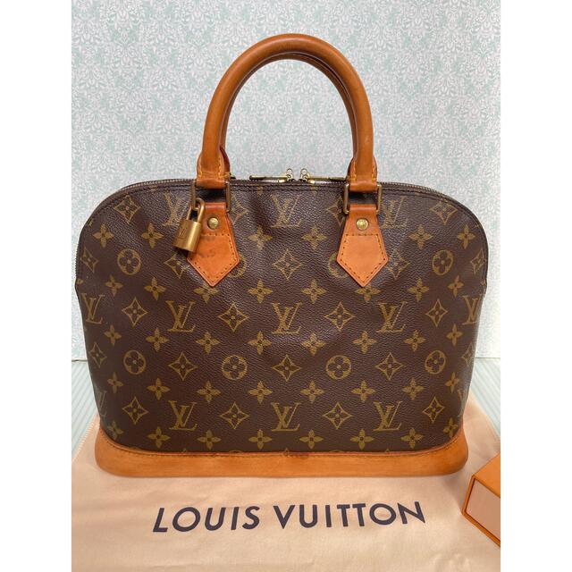 【鑑定済・美品】ルイヴィトン　LOUIS VUITTON アルマ　モノグラム