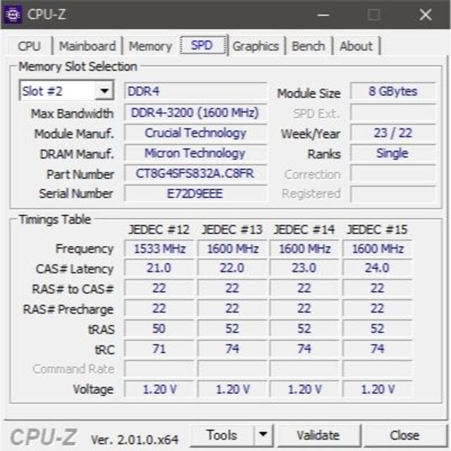 crucial OEM 16GB (8GBx2) DDR-3200 (315 5