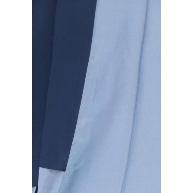 ＳＳ大きいサイズ男物お仕立て上がり正絹長襦袢　青グレー地に風景模様 メンズの水着/浴衣(着物)の商品写真
