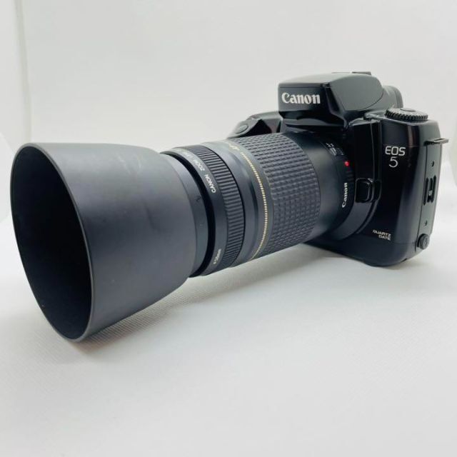 Canon フィルム 一眼レフ EOS5 レンズ75－300㎜付き 最終値下げ 8771円 ...