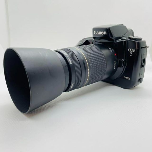Canon フィルム 一眼レフ EOS5 レンズ75-300㎜付き 最終値下げ 8771円