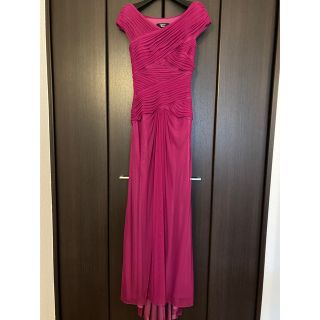 タダシショウジ(TADASHI SHOJI)のよいしょ様ご専用！Tadashi【マゼンタピンクロングドレス】xxs(ロングドレス)