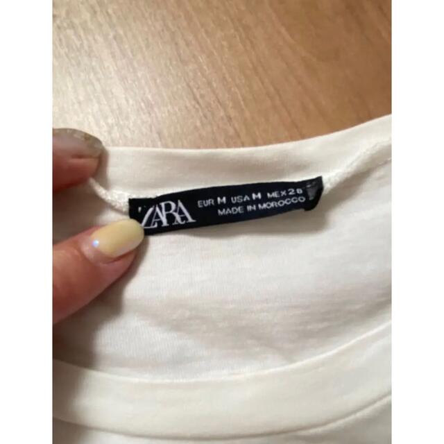 ZARA(ザラ)の【美品】ZARA トップス レディースのトップス(カットソー(半袖/袖なし))の商品写真