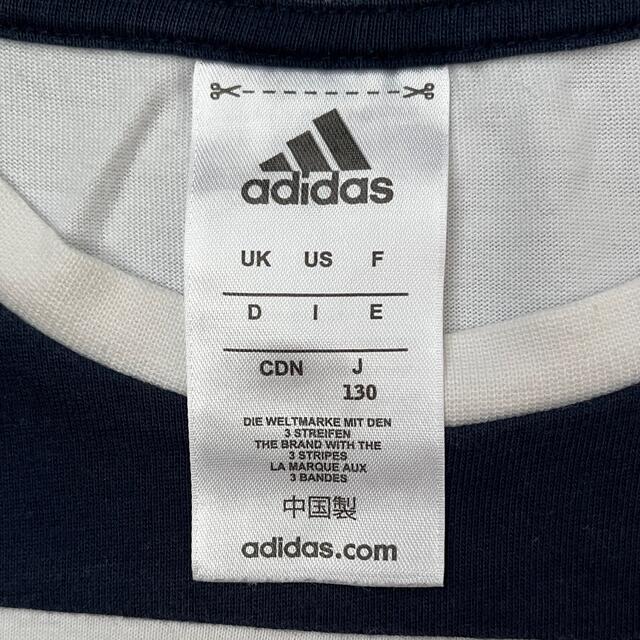 adidas(アディダス)のadidas Tシャツ　130cm キッズ/ベビー/マタニティのキッズ服男の子用(90cm~)(Tシャツ/カットソー)の商品写真