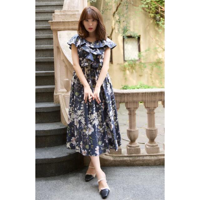 Her lip to(ハーリップトゥ)のAnemone Ruffled Long Dress レディースのワンピース(ロングワンピース/マキシワンピース)の商品写真